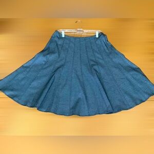 NINETY Microdot Fluted Skirt Size 12